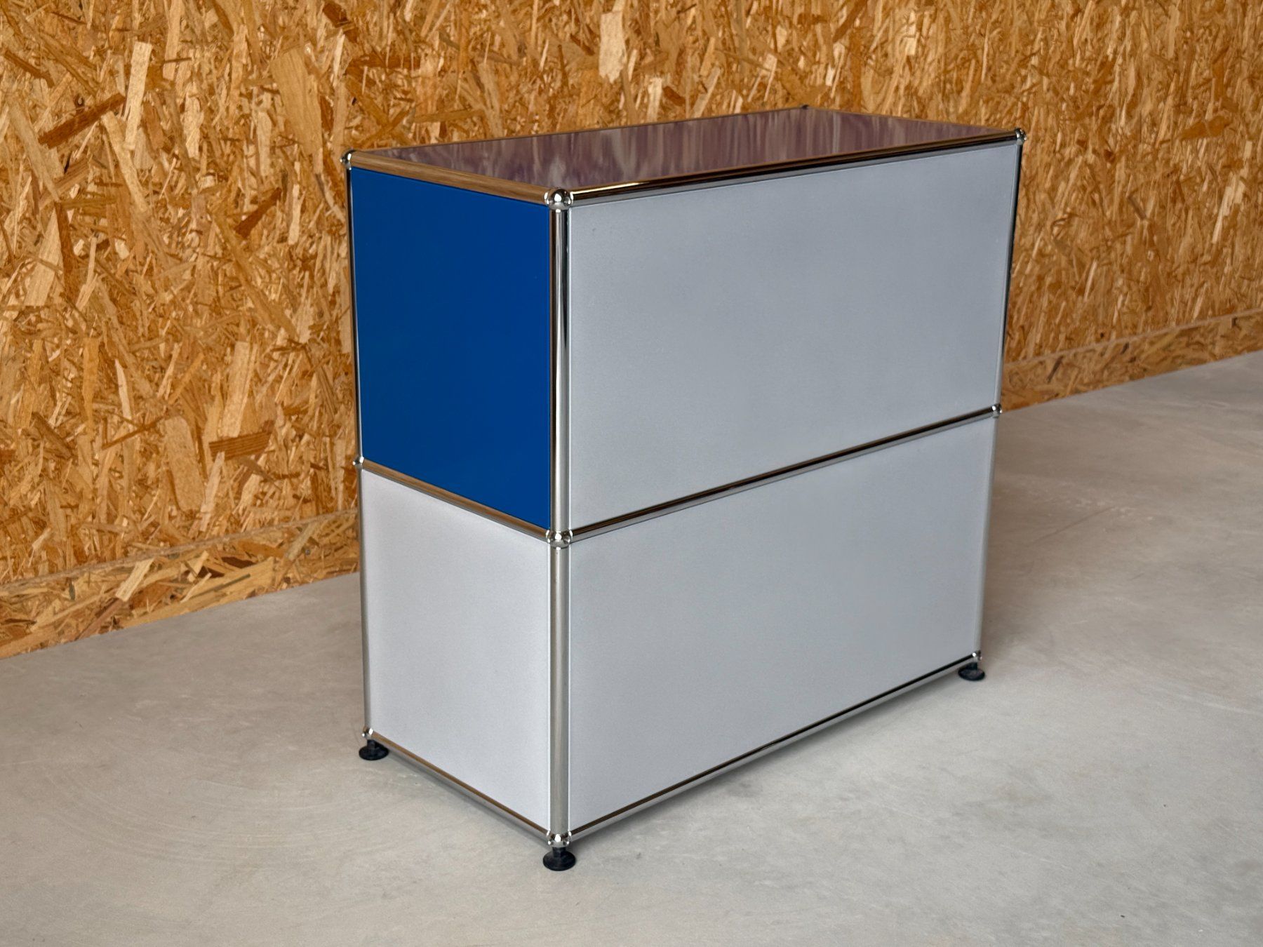 USM Regale: USM Haller Sideboard Regal Blau / Silber – Gebraucht aus Ramsen von Studio82 5