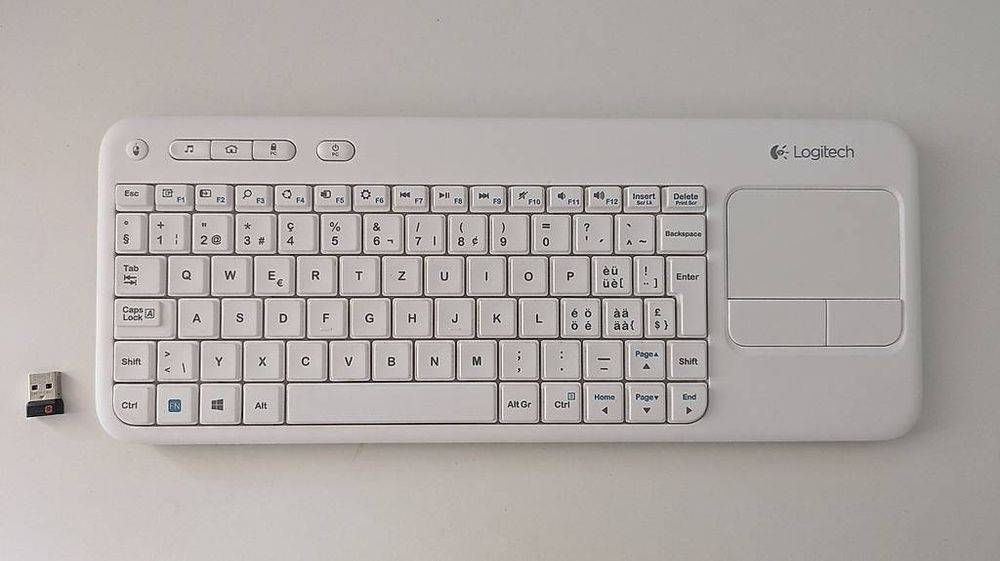 Logitech K400r Tastatur in weiss (Gebraucht) in Kloten für CHF 20 – mit ...