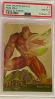 Marvel Metal IRON MAN Gold Blaster Foil Card #7 of 18 PSA8
