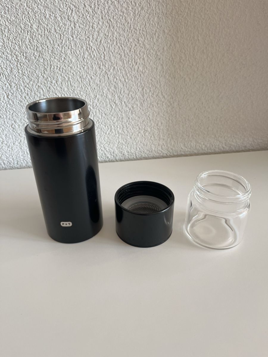 Borracce & Thermos: Edelstahl Teeflasche schwarz – Usato da Frauenfeld venduto da heyLani 3