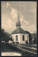AK Rüegsau, Ansicht der Kirche, 1924