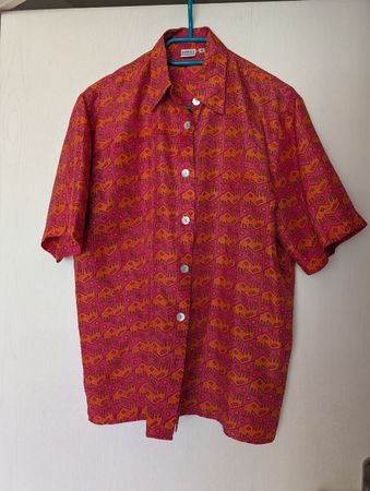 Vintage Seidenbluse von Schild, Gr. M/L
