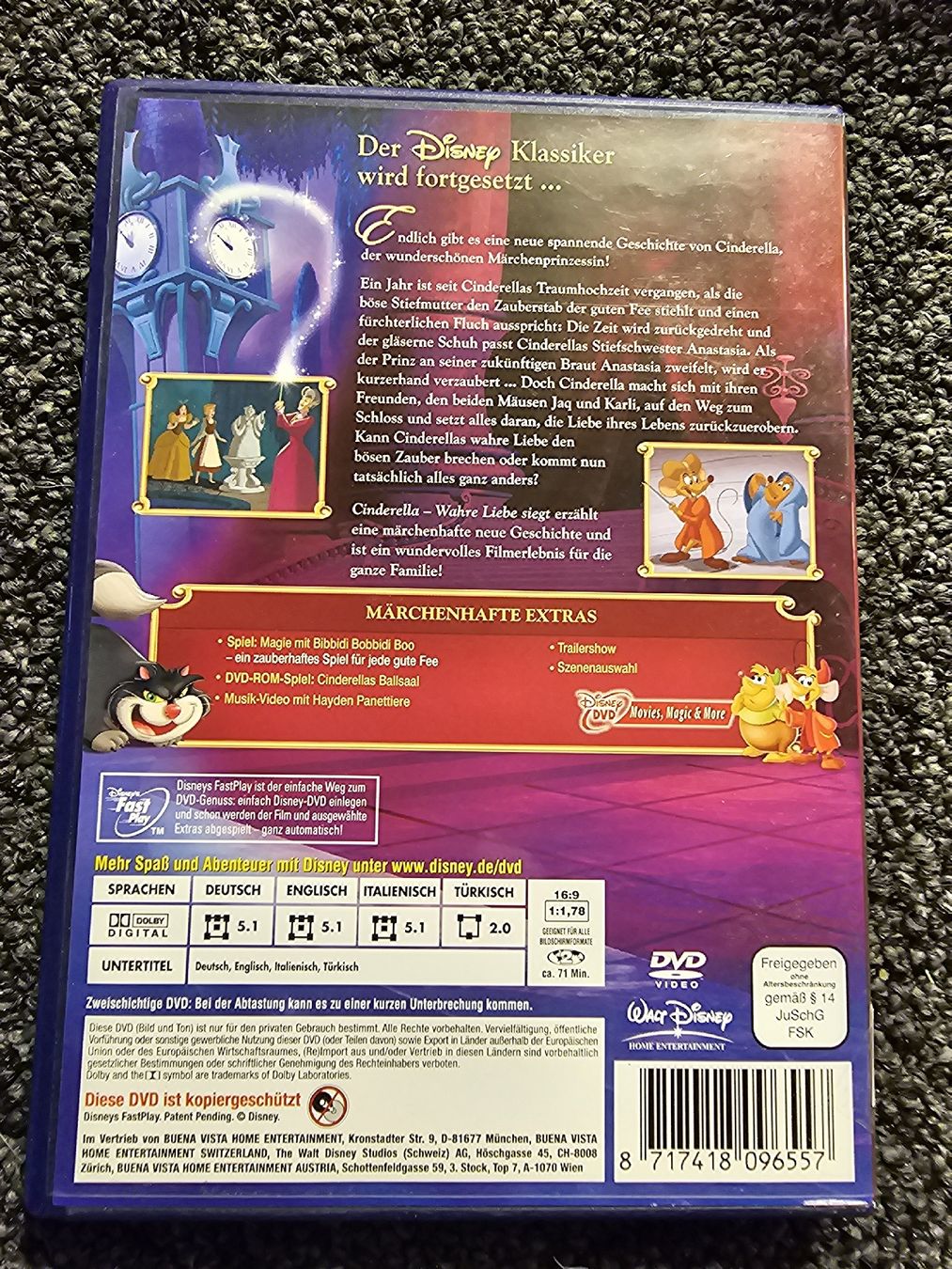 Tous les DVDs: Cinderella DVD (20403) – D'occasion à Ruswil par jan_bxl5 1