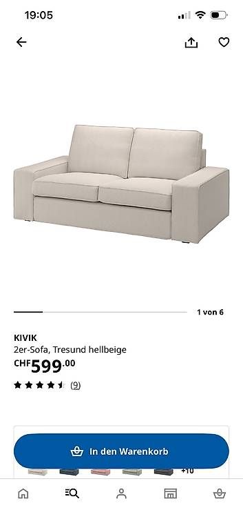 Sofas: 2er Sofa – D'occasion à Zürich par mal_cvr9 1