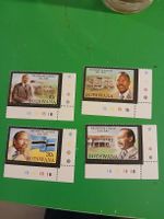Lot de 4 timbres Botswana - Sir Seretse Khama 1921-1980