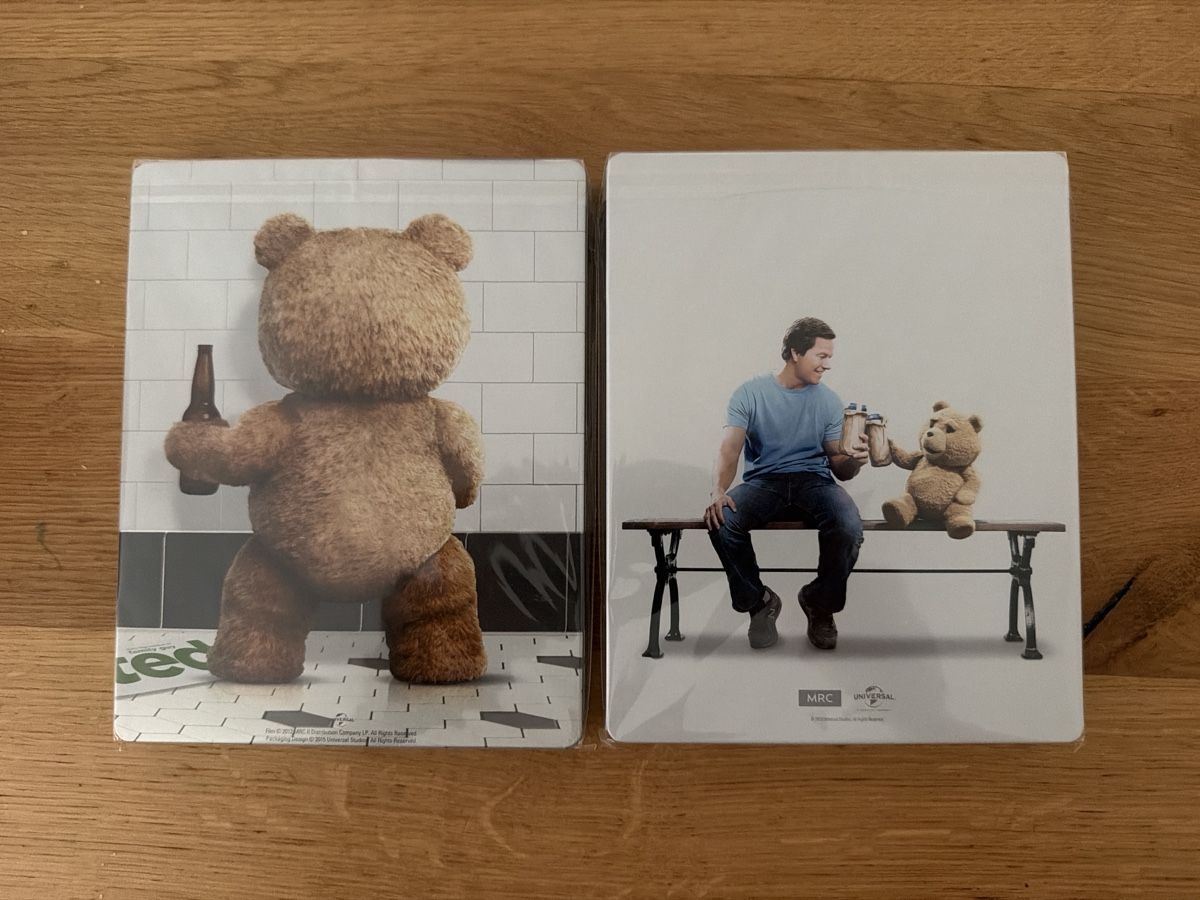 Tutti i DVDs: Ted 1&2 BluRay Steelbook – Usato da Hagendorn venduto da masterchieff 1