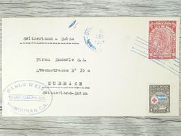TR76 Enveloppe + Timbre Honduras 1941