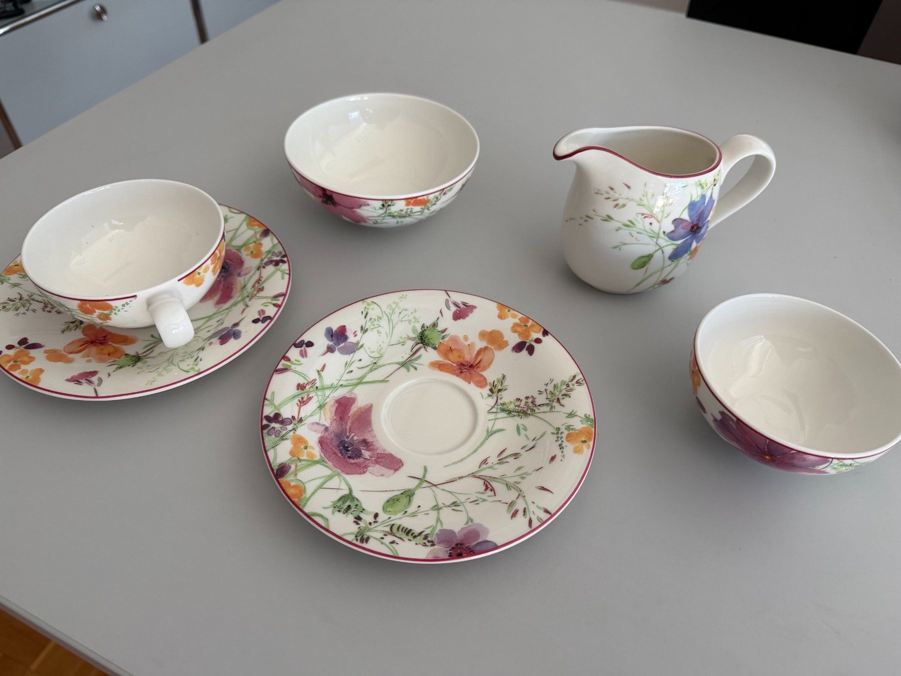 Villeroy & Boch Set di piatti: Villeroy & Boch Mariefleur Tee-Set – Usato da Gossau ZH venduto da ulano 1
