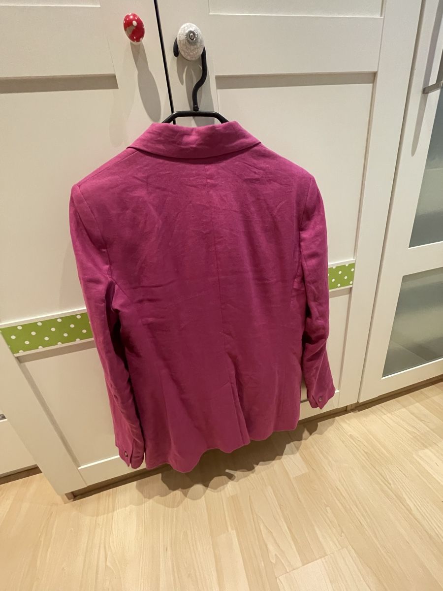 Mango Giacche: Mango Leinen Blazer Pink Gr. 42 – Usato da Winterthur venduto da Fabelhaft123 1