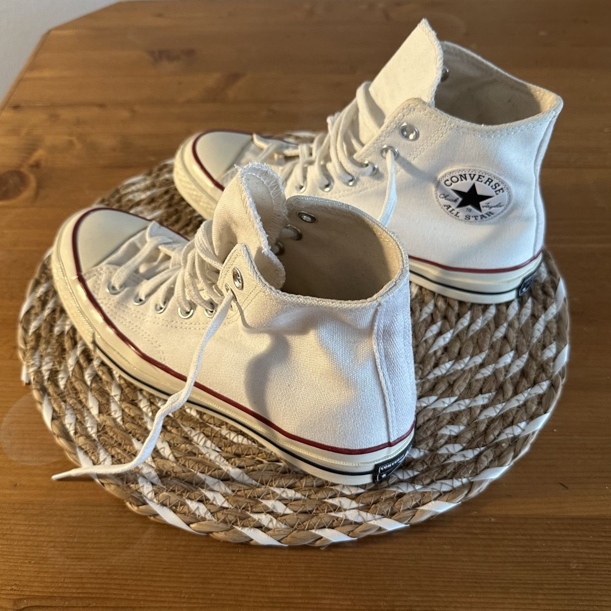 Converse Scarpe da uomo: Chuck 70 canvas white/garnet/egret – Nuovo (secondo la descrizione) da Münchenstein venduto da gabebeshoppin 1