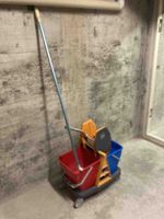 Chariot de nettoyage avec seaux double bac occasion