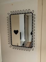 Miroir design couleur noir