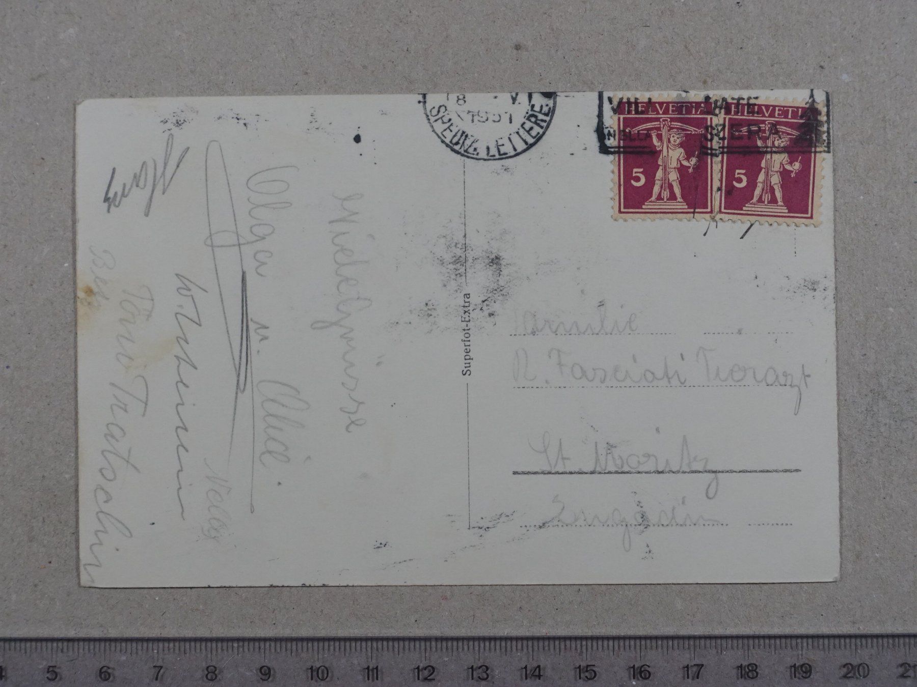 Cartoline postali: Lugano Paradiso – Usato da Lenzburg venduto da fh1 1