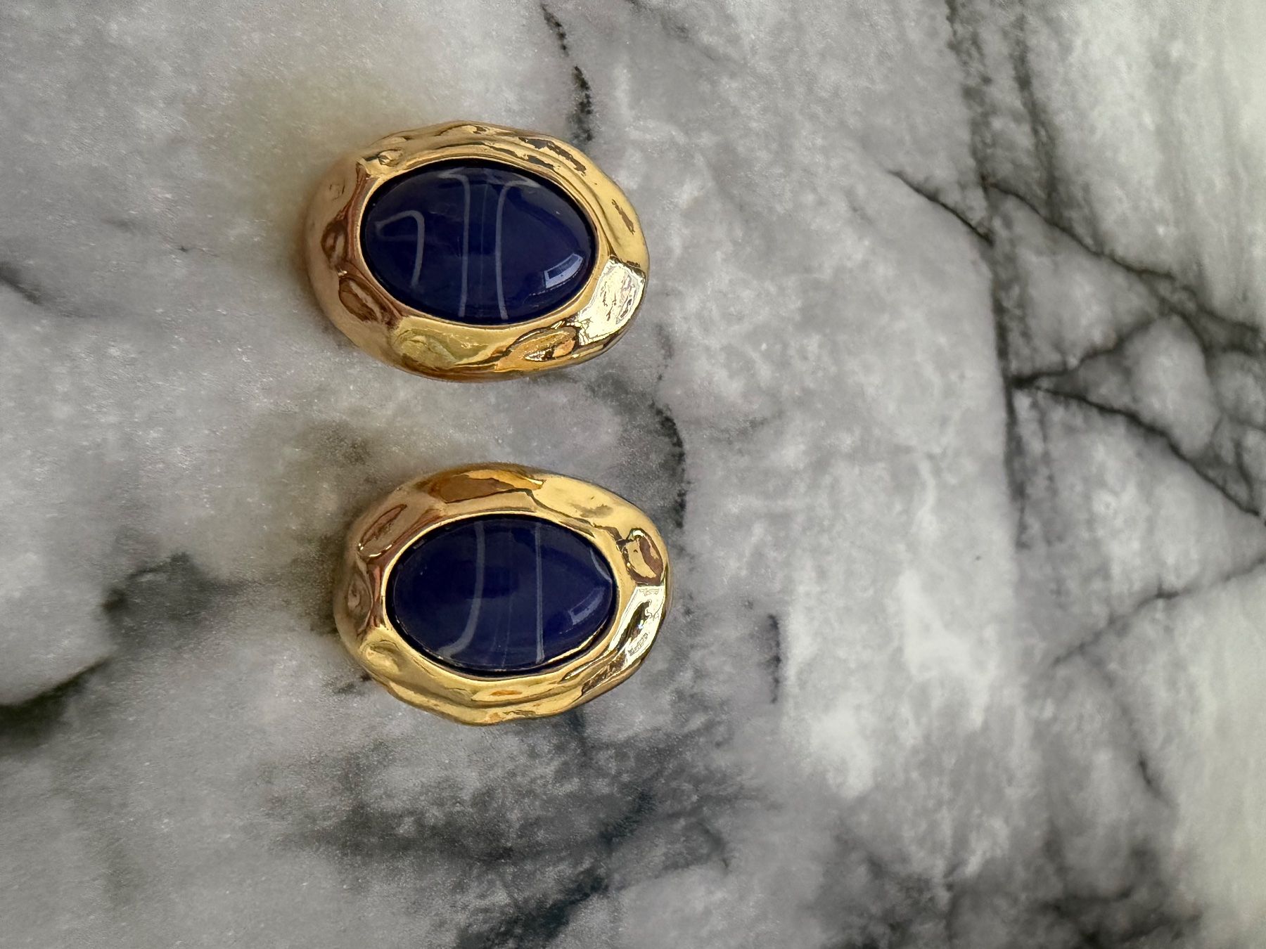 Orecchini pendenti & Orecchini a lobo: Vintage blue earrings – Usato da Zürich venduto da ghe_k58z 1