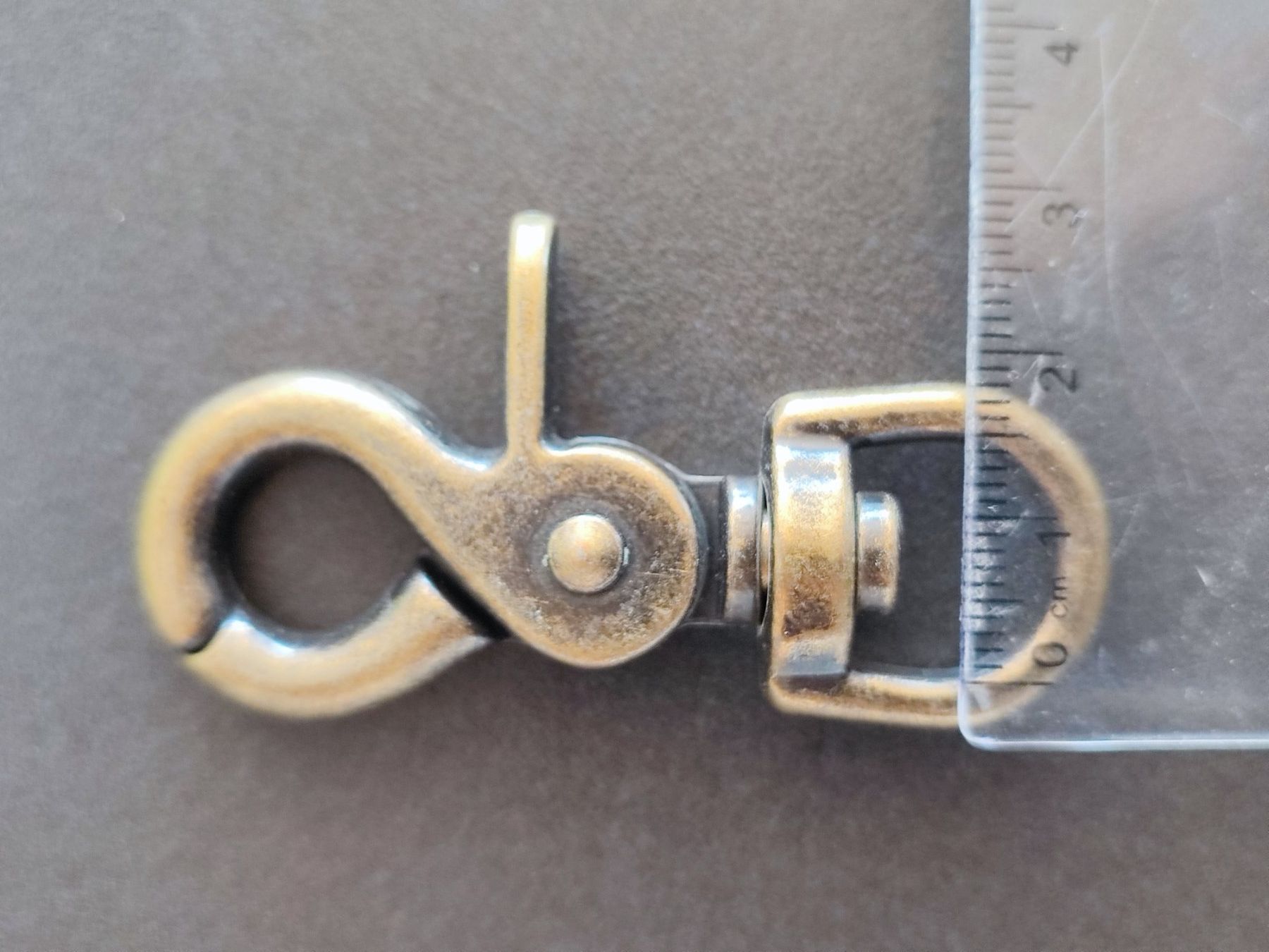 Attrezzatura da arrampicata: Scherenkarabiner antikes Messing, 61x13mm – Nuovo e nell'imballaggio originale da Spiez venduto da passion4dogs 2