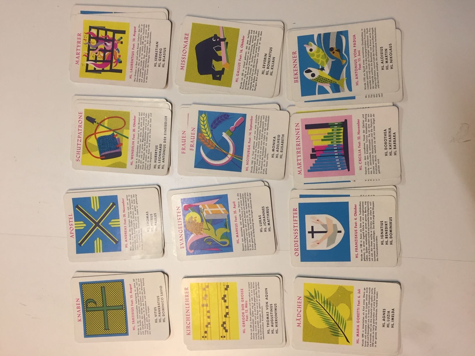 Giochi: Heiligen Quartett Antik 48 Karten – Usato da Goldach venduto da SSRConzept 1