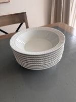 White KPM Soup Plates