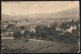 AK Delémont, Vue générale, 1910