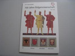 PTT Souvenir 700 Jahre Eidgenossenschaft 1291-1991 Top! (9)