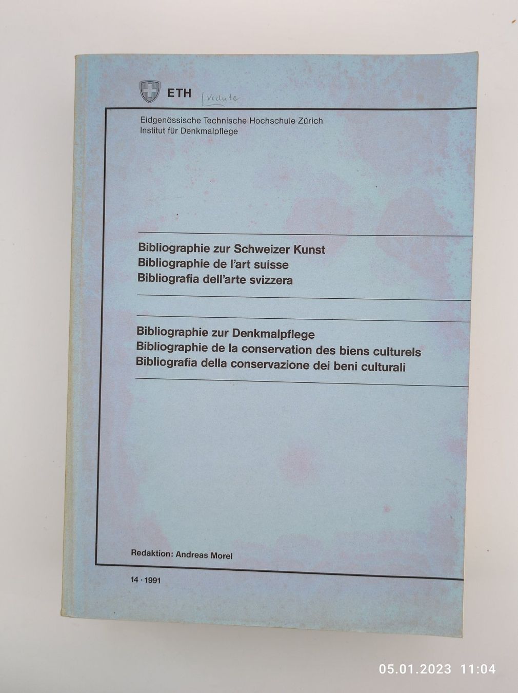 Libri: BIBLIOGRAPHIE ZUR SCHWEIZER KUNST – Usato da Goldach venduto da Gaip 7