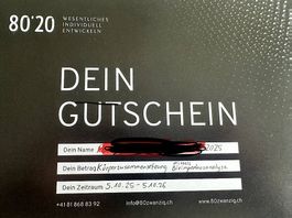 Gutschein für Körperzusammensetzung