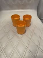 3 Vintage Becher  PLASTON H 8.5 cm DM 7 cm