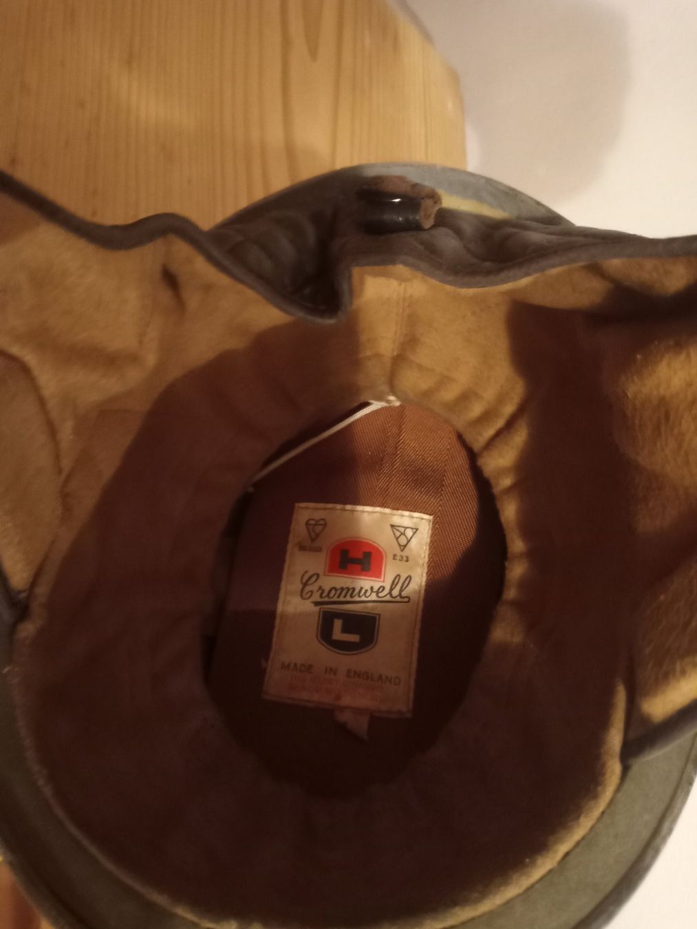 Antike Kleidung: CROMWELL Helm Casque Oldtimer Motorrad Helm Antik – Gebraucht aus Prez-vers-Siviriez von Monija70 3