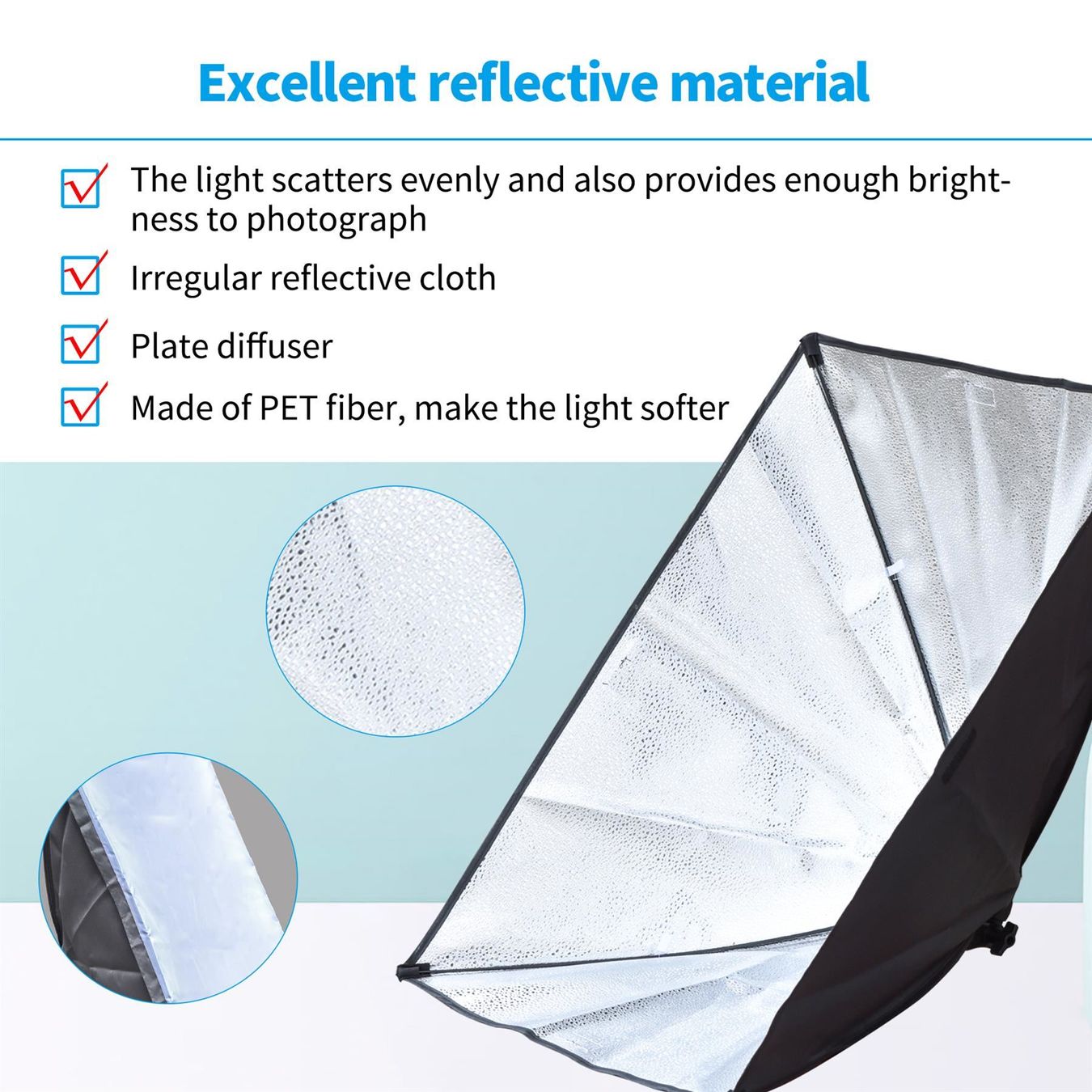 Labor & Dunkelkammer: 2 x 50x70cm Softbox LED Beleuchtung Set – Neu (gemäss Beschreibung) aus Thun von Laoye 4