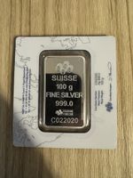 PAMP Suisse 100g Silberbarren Feinsilber 999.0 neu