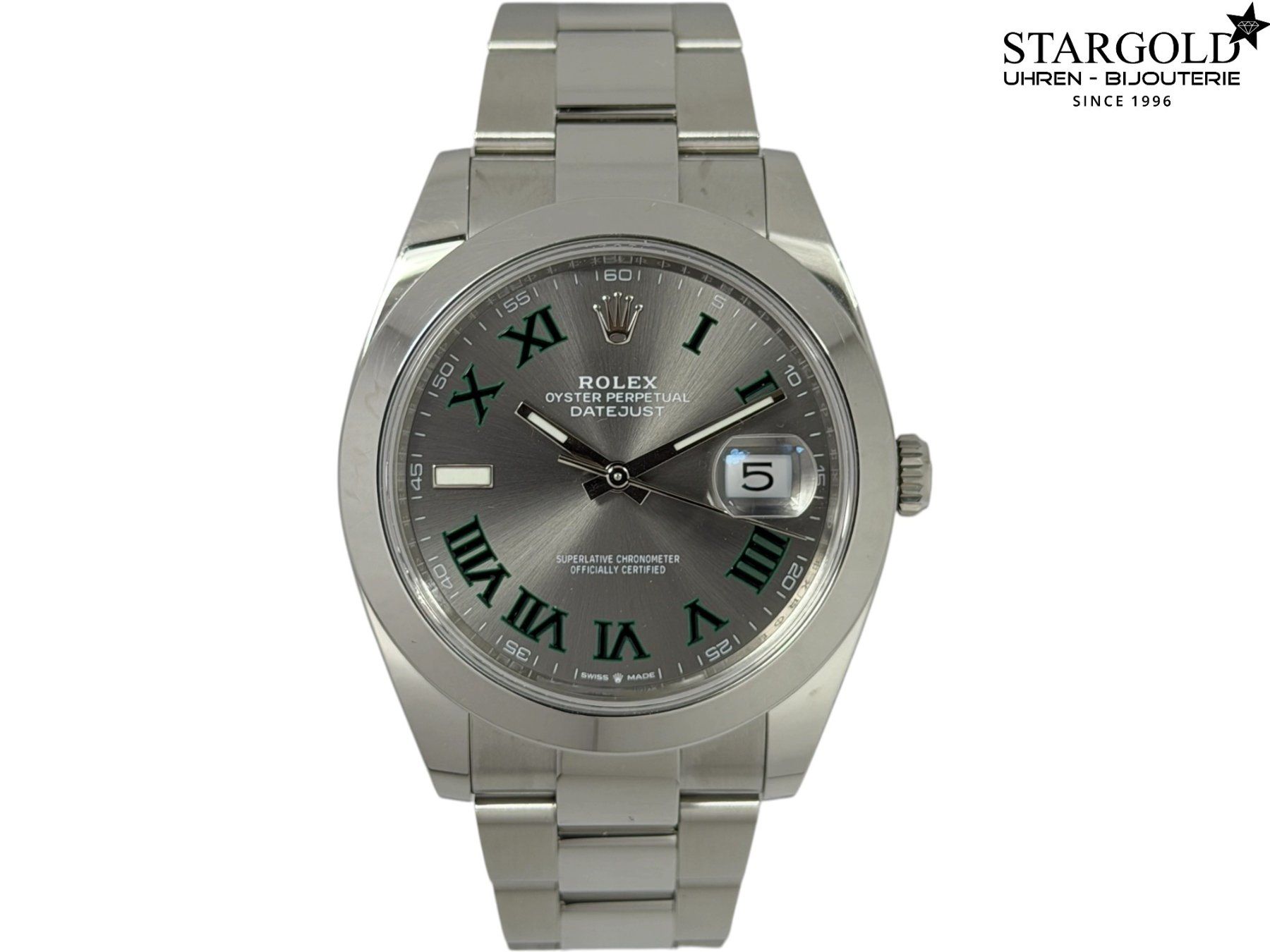Rolex Montres: Rolex Datejust Wimbledon 41 - 126300 – D'occasion à Zürich par Stargold-Uhren