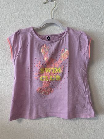 T-shirt mauve Z, 5-6 ans, motif homard "Swim Club" 🦞