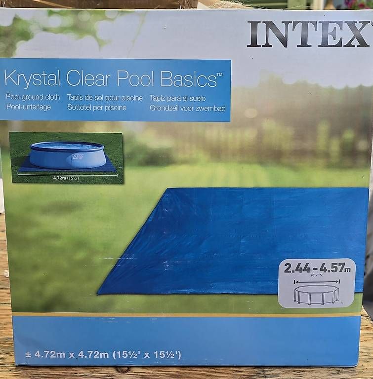 Schwimmbad: Intex Easy Set Pool, Bodenplane, Abdeckung – Gebraucht aus Wigoltingen von lumpich 1