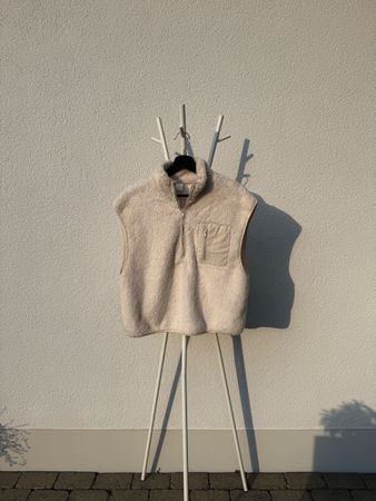 Fleece Weste H&M beige Grösse S