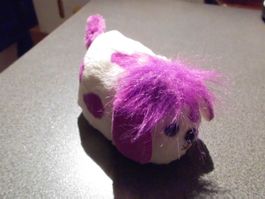 Hund weiss/violett, Furl Real