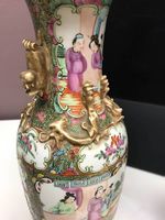 Vase balustre Chine XIXème CANTON