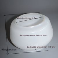 Glasschirm für Campinglampe oder Retrolampe