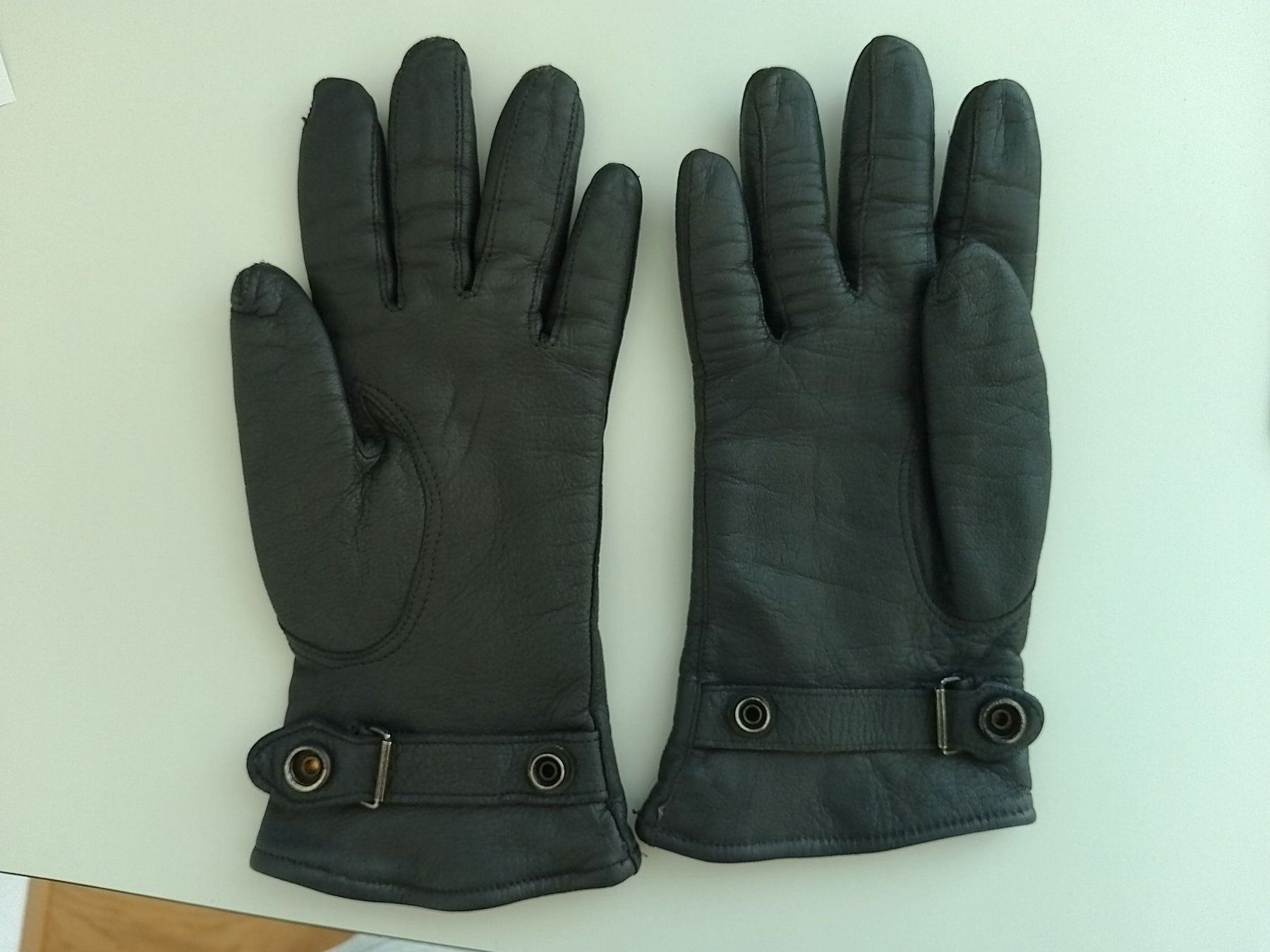 Guanti & manicotti: Lederhandschuhe XS Anthrazit mit Fleece Futter – Usato da St. Gallen venduto da RichiK. 1