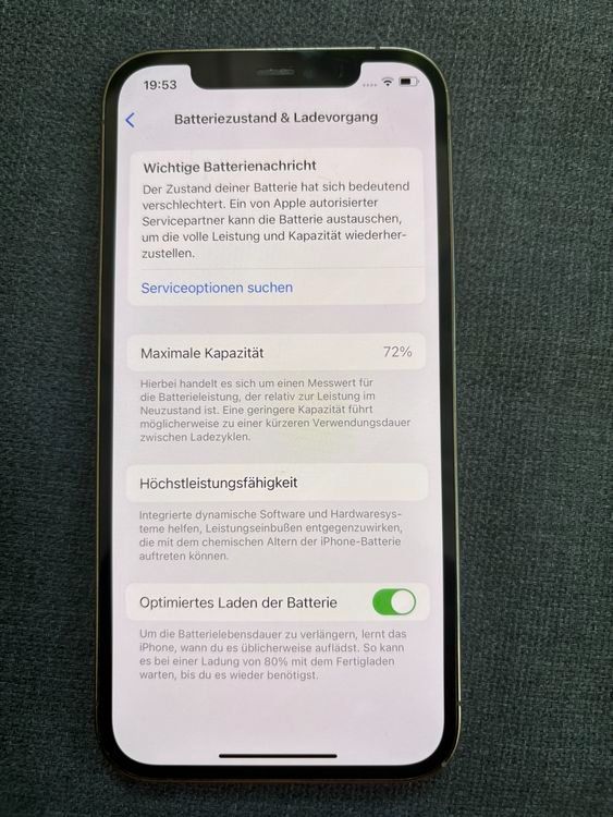 Apple Telefoni cellulari / Smartphones: iPhone 12 Pro 256GB Gold – Difettoso da Zürich venduto da PrBn 2