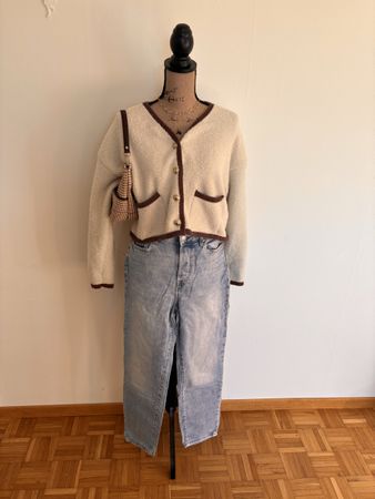 Edler Strick-Cardigan, Gr. M - perfekt für den Übergang!