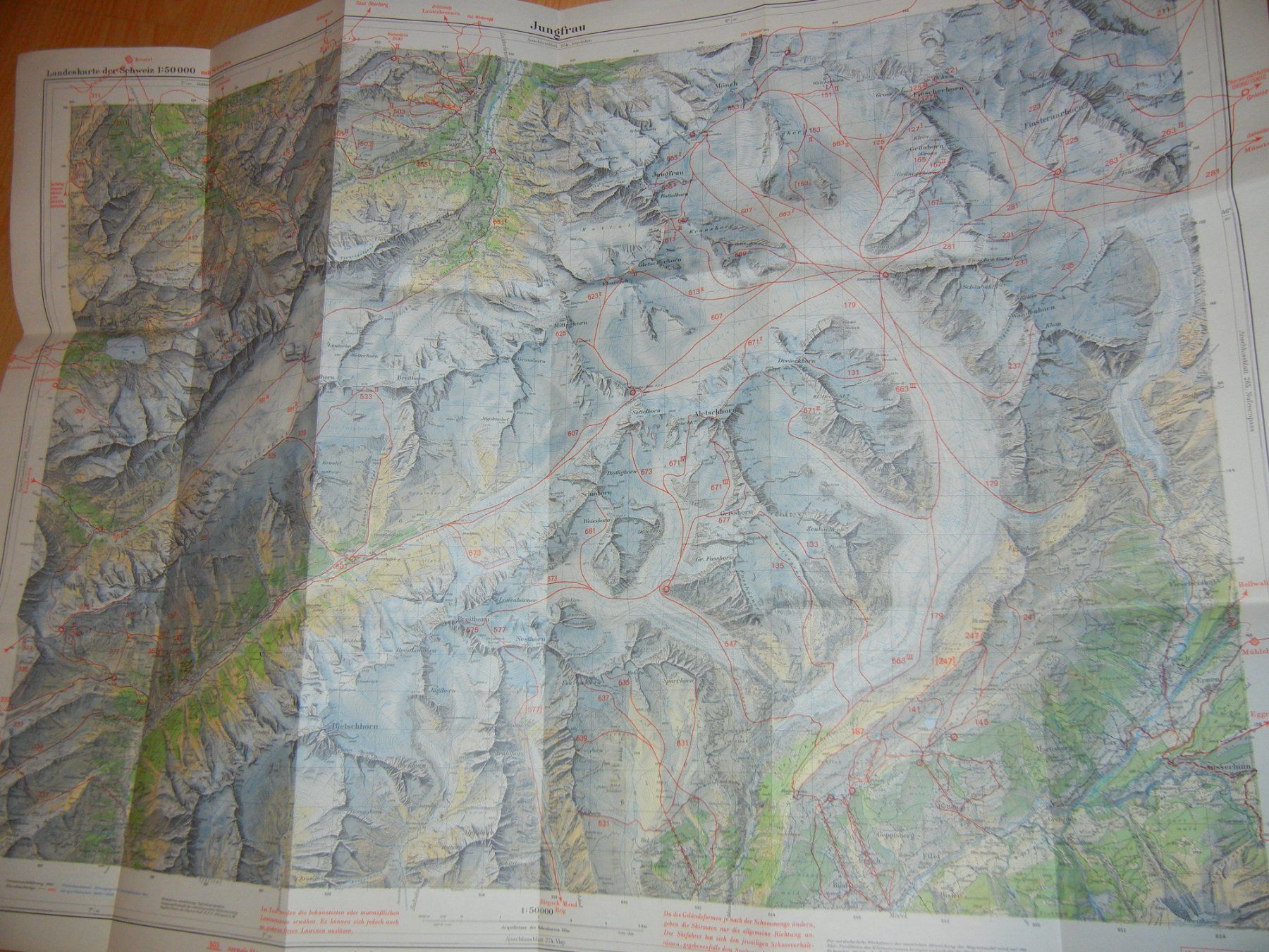Cartine & Atlanti: 2 Alte Wander- Landkarten 50 jährig – Usato da Tann venduto da riri019 4