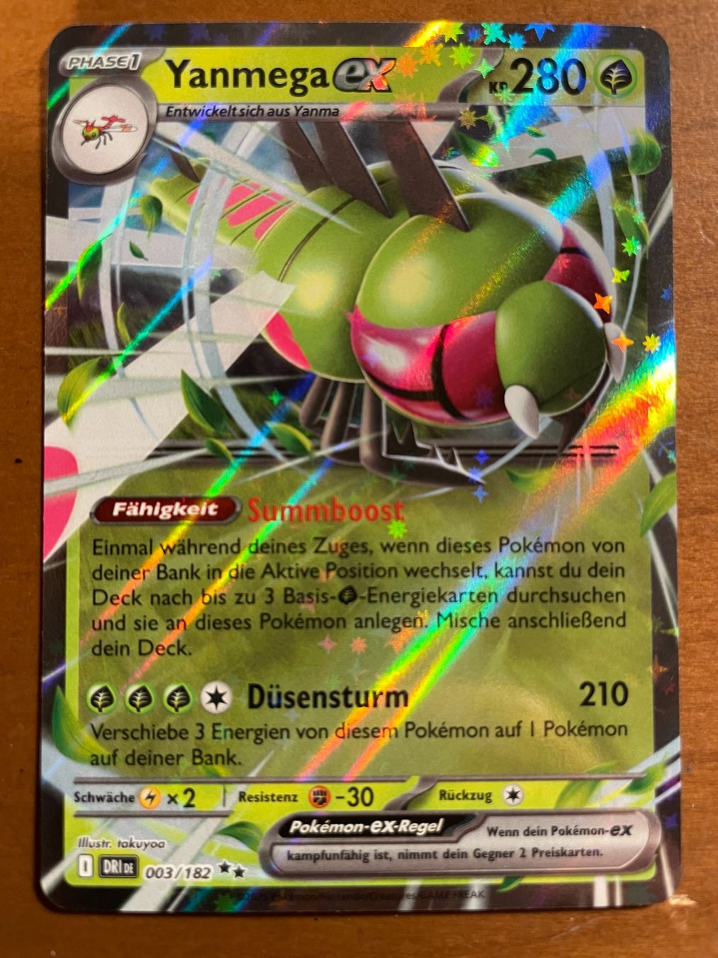 Pokémon Carte collezionabili: Pokemon Yanmega eX (Versand gratis) – Nuovo (secondo la descrizione) da Chur venduto da Angerson