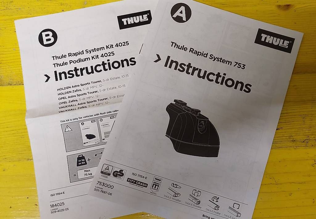 Thule Portapacchi: THULE Basisträger (Komplettsystem) – Usato da Stans venduto da Macosan 1