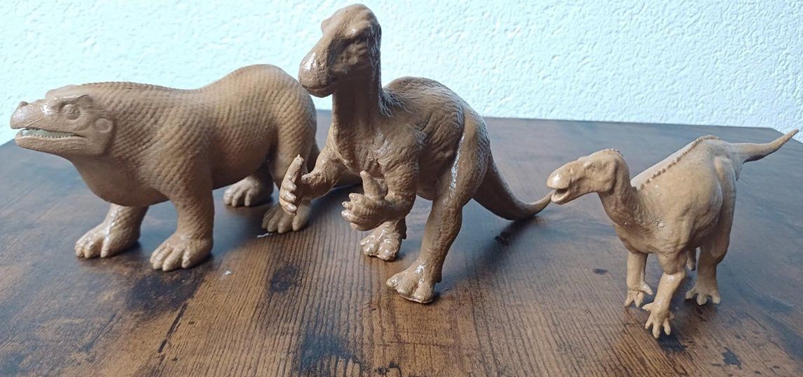 Figuren: Modèles dinosaures - Evolution de l'Iguanodon – Gebraucht aus Neuchâtel von arthur9797 1