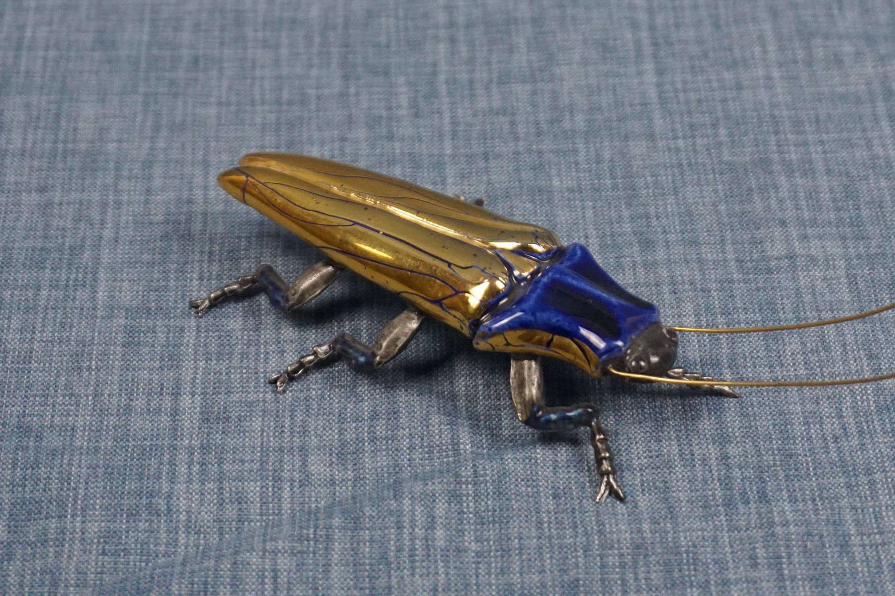 Alle Dekorationen: Käfer blau goldfarben – Neu (gemäss Beschreibung) aus Diessbach b. Büren von Crocharry 2