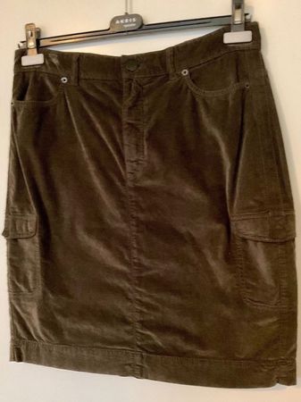 Marc Cain Rock Gr 42 braun Samt NEU NP 230