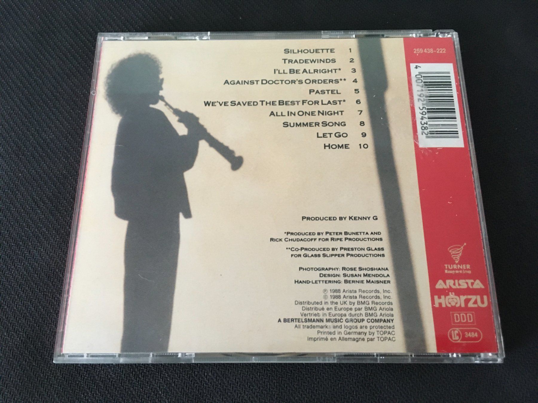 CD: Kenny G - Silhouette -CD- – Usato da St.Gallen venduto da MedienJoe 1