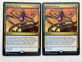 MTG: 2x Tezzerets Verrat - AER - Top Zustand - Magic Karte!