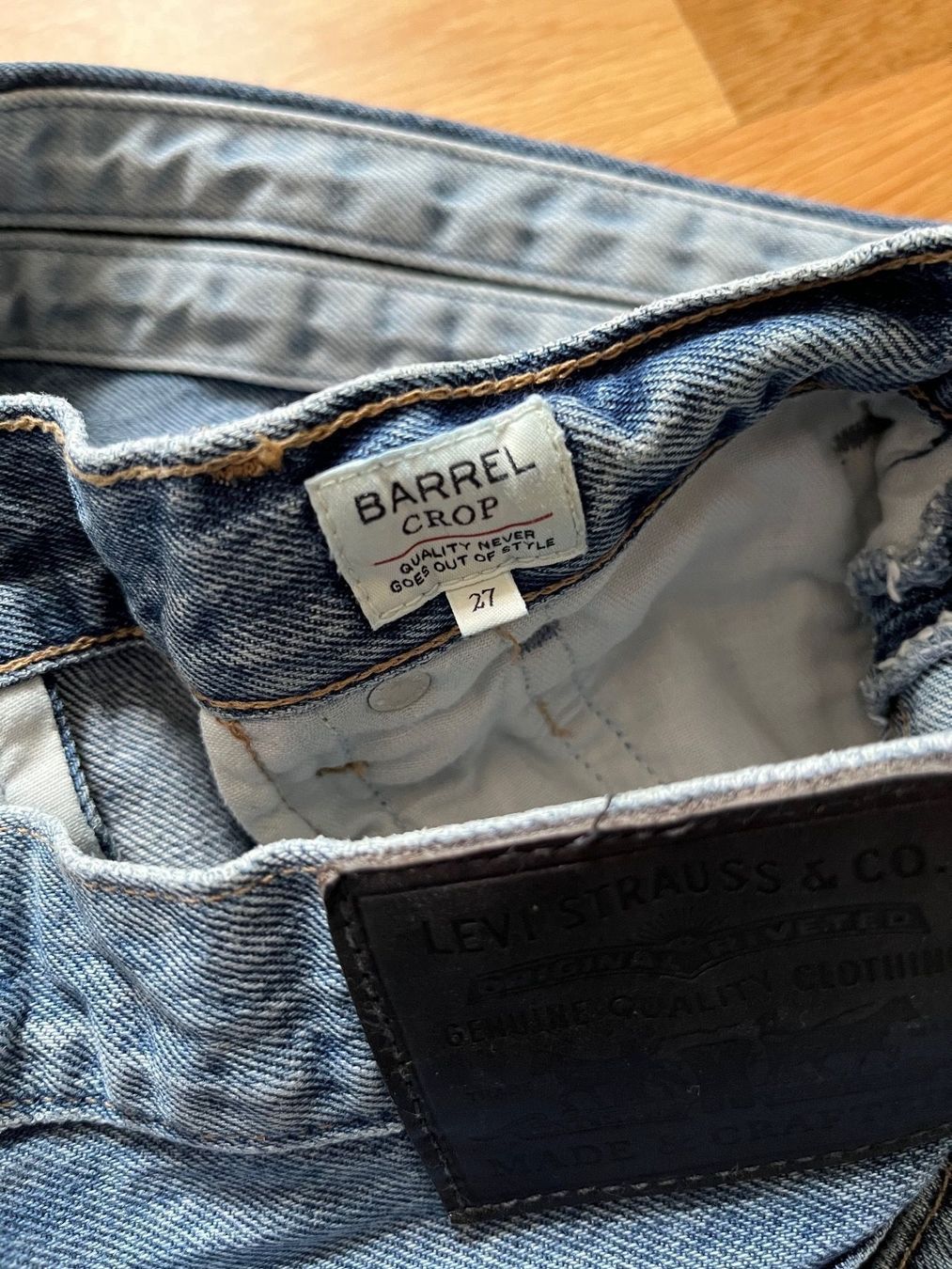 Levi's Jeans: Levi’s Made & Crafted The Barrel, Gr. 27 – Usato da Interlaken venduto da fbnscl 3