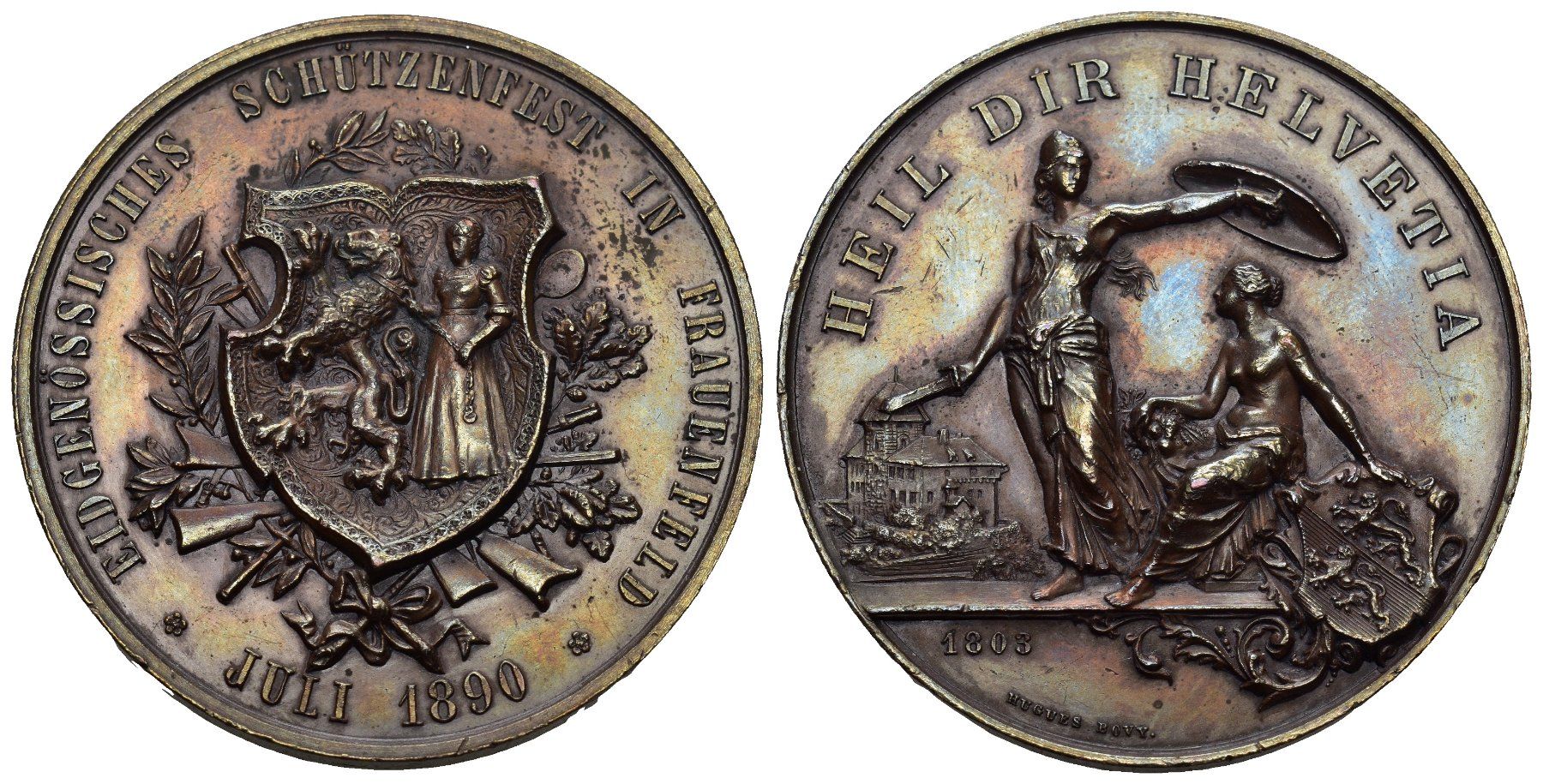 Medaglie: Frauenfeld 1890 – Usato da Bern venduto da numismatictops