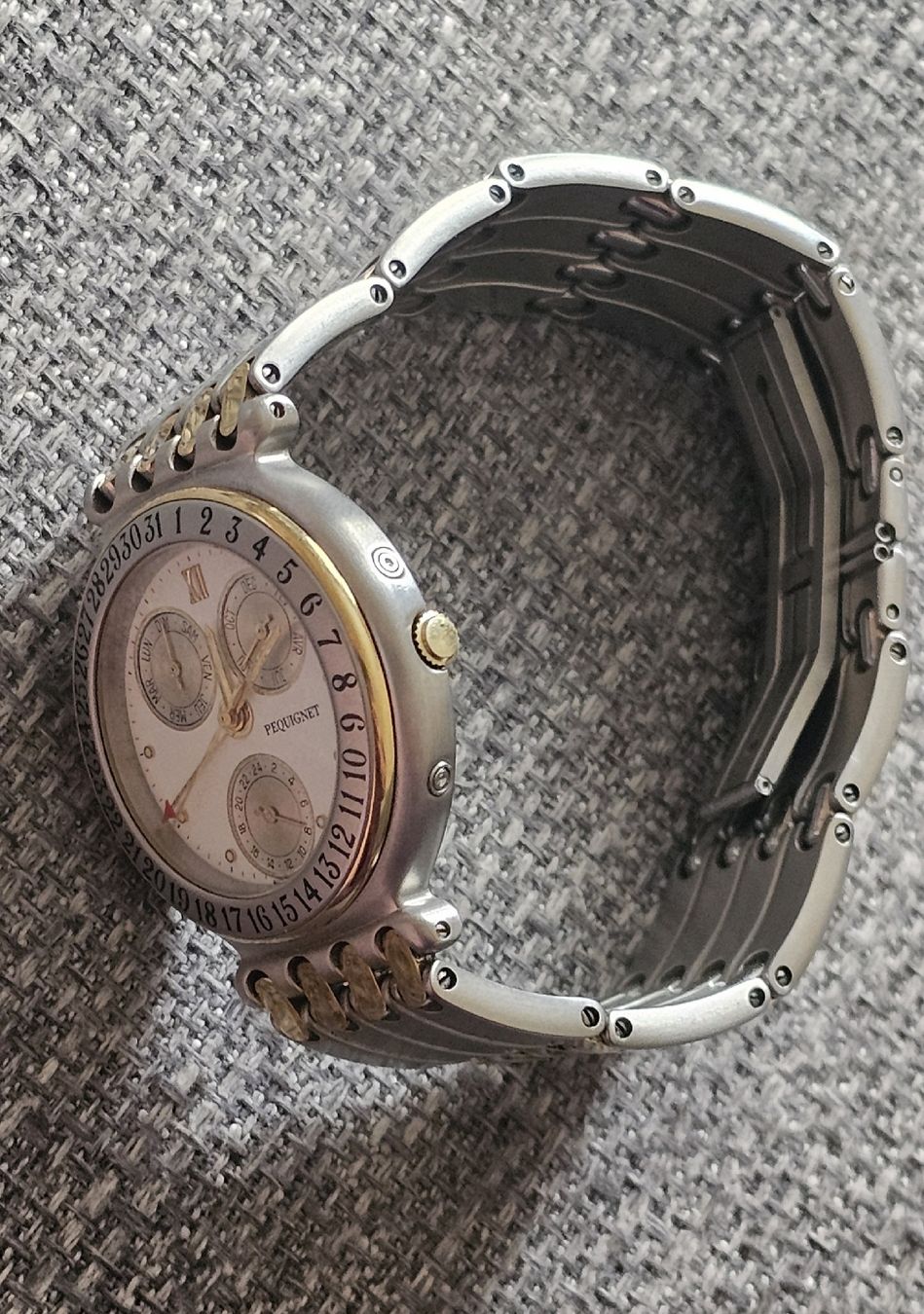 Orologi: Pequignet AUTOMATIC, calendrier complet, vintage rare! – Usato da Genève venduto da Fresko01 2